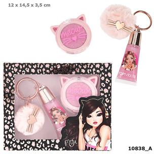 Opakowanie ZESTAW BEAUTY LOVE CAT TOP MODEL BŁYSZCZYK NA BRELOCZKU I CIEŃ 10838A