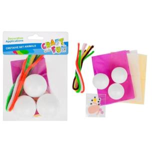 Zestaw kreatywny zwierzątka. Wydawca: Craft With Fun. Multiszop.pl Opakowanie Zestaw kreatywny zwierzątka