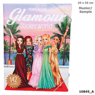 Opakowanie ZESTAW Z NAKLEJKAMI GLAMOUR TOPMODEL 10845A