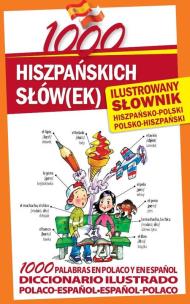 Okładka książki 1000 hiszpańskich słów(ek). Ilustrowany słownik
