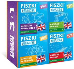 Okładka książki ANGIELSKI OD PODSTAW FISZKI OBRAZKOWE