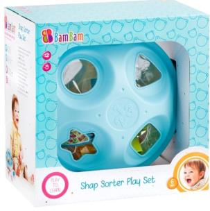 Bam Bam Zabawka edukacyjna sorter. Wydawca: BamBam. Multiszop.pl Opakowanie Bam Bam Zabawka edukacyjna sorter