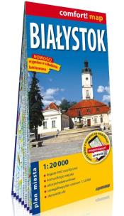 Okładka książki Białystok laminowany plan miasta 1:20 000
