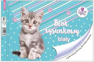 Opakowanie Blok rysunkowy biały A4/20K The sweet Pets
