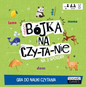 Okładka książki Bójka na czytanie Gra do nauki czytania