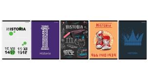 Opakowanie Brulion A5/80K kratka Historia (5szt)