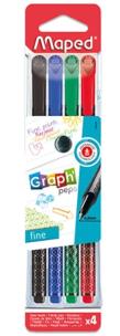Opakowanie Cienkopis Graph Peps Deco 4 kolory MAPED
