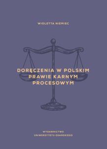 Okładka książki Doręczenia w polskim prawie karnym procesowym