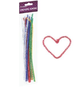 Opakowanie Druciki kreatywne Fandy 5 kolorów metalic 15szt