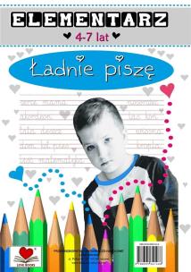 Okładka książki Elementarz 4-7 lat. Ładnie piszę