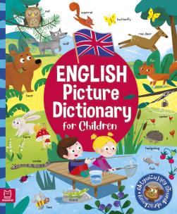Okładka książki English Picture Dictionary for Children. Aktywizujący słownik obrazkowy