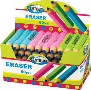 Opakowanie Gumka do ścierania w kształ. ołówka (60szt) 80560