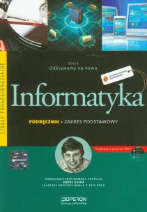 Okładka książki Informatyka LO Odkrywamy podr ZP w.2012 OPERON