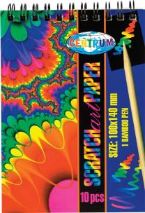 Opakowanie Kartki do grawerowania z patyczkiem bambusowym 10K