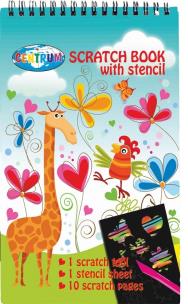 Opakowanie Kartki do grawerowania z szablonem Giraffe 10K