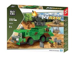 Opakowanie Klocki Blocki MyArmy Wyrzutnia rakiet 222 el.
