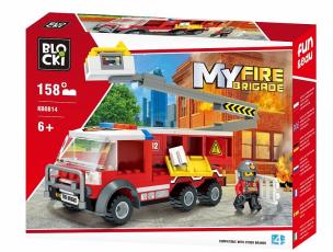 Opakowanie Klocki Blocki MyFireBrigade Podnośnik 158 el.