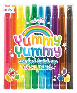 Opakowanie Kredki pachnące wykręcane 10 kolorów