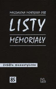 Okładka książki Listy, memoriały