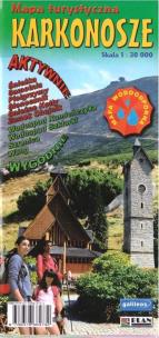 Okładka książki Mapa tur. wodoodporna - Karkonosze 1:30 000