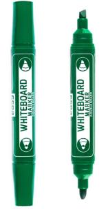 Opakowanie Marker suchościeralny dwustronny zielony (12szt)