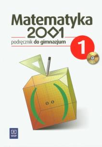 Okładka książki Matematyka GIM 2001 1  podr. w.2011 WSiP