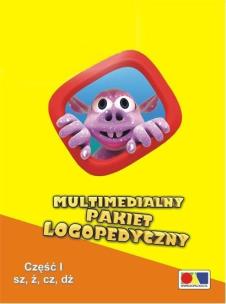 Okładka książki Multimedialny Pakiet Logopedyczny cz.1 + CD
