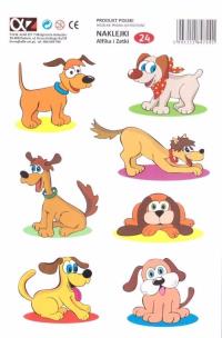Opakowanie Naklejki Alfika i Zetki 24 Pieski