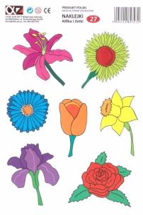 Opakowanie Naklejki Alfika i Zetki 27 Kwiatki