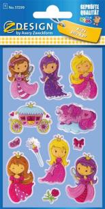 Opakowanie Naklejki błyszczące - Księżniczki