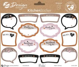 Opakowanie Naklejki do kuchni - Made with Love