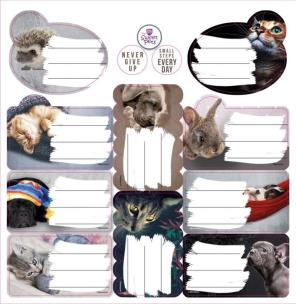 Opakowanie Naklejki na zeszyty the sweet Pets