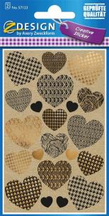 Opakowanie Naklejki papierowe - Serca