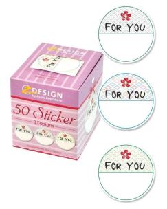 Opakowanie Naklejki papierowe - Życzenia For You