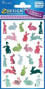 Opakowanie Naklejki wielkanocne - Króliczki