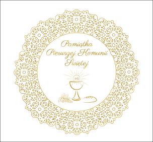 Okładka książki PAMIĄTKA PIERWSZEJ KOMUNII ŚWIĘTEJ