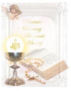 Okładka książki Pamiątka Pierwszej Komunii Świętej