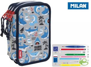 Opakowanie Piórnik 3 poz. z wyprawką Shark Attack sary