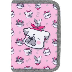 Opakowanie Piórnik jednokomorowy z wyposażeniem pieski 20015s