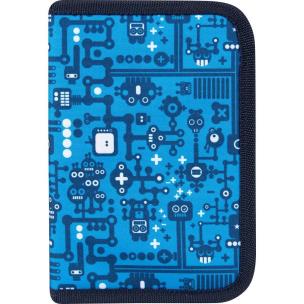 Opakowanie Piórnik jednokomorowy z wyposażeniem robot 20018st