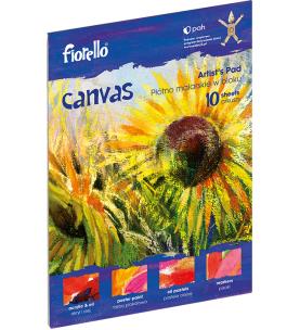 Płótno malarskie w bloku 9x12'' Canvas FIORELLO. Wydawca: Fiorello. Multiszop.pl Opakowanie Płótno malarskie w bloku 9x12'' Canvas FIORELLO