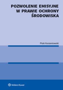 Okładka książki Pozwolenie emisyjne w prawie ochrony środowiska
