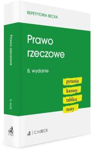 Okładka książki Prawo rzeczowe Pytania Kazusy Tablice Testy w8