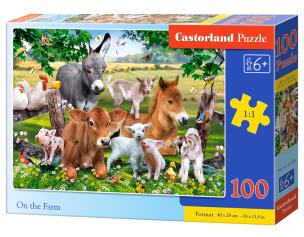 Opakowanie Puzzle 100 On the Farm CASTOR