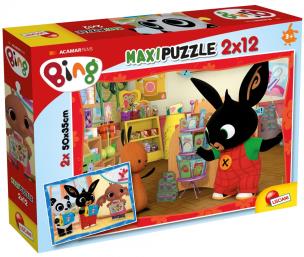 Opakowanie Puzzle Bing  W Szkole 2x12