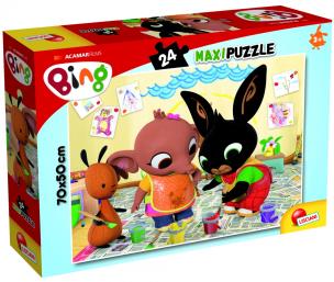 Opakowanie Puzzle Maxi Bing Atak sztuki! 24