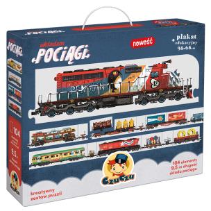 Opakowanie PUZZLE UKŁADAM POCIĄGI 5+ CZUCZU