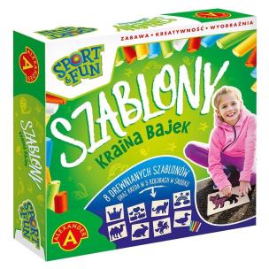 Sport & Fun - Szablony Kraina Bajek. Wydawca: Alexander. Multiszop.pl Opakowanie Sport & Fun - Szablony Kraina Bajek