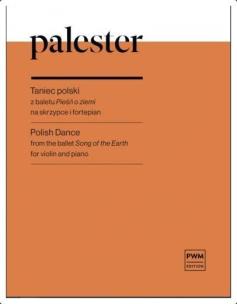 Okładka książki Taniec polski z baletu ''Pieśń o ziemi