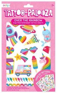 Opakowanie Tatuaże zmywalne Tattoo Palooza - Tęczowe